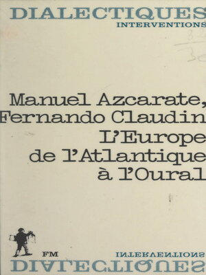 cover image of L'Europe, de l'Atlantique à l'Oural